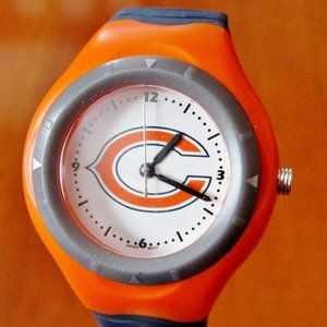 Chicago Bears Watch by Logo Art  Stainless Steel Rubber Band